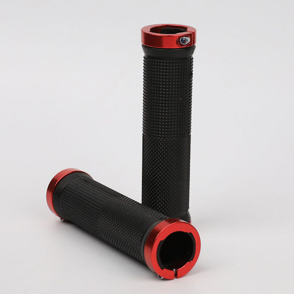 Gummi MTB Bike Grips Cykelhåndtag Grip Anti-skrid ærmer Red