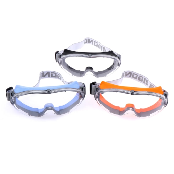 Vernebriller Anti-sprut Støvsikker øyebeskyttelse Industriell Orange