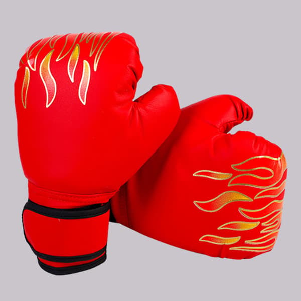 Boxningshandskar för barn Barnträning Stansning Kickboxning Tillbehör yellow black