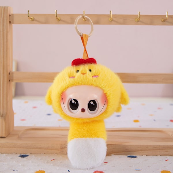 Anime Figur Labubu Langørede Armbånd Håndleds-snap Plys T A2