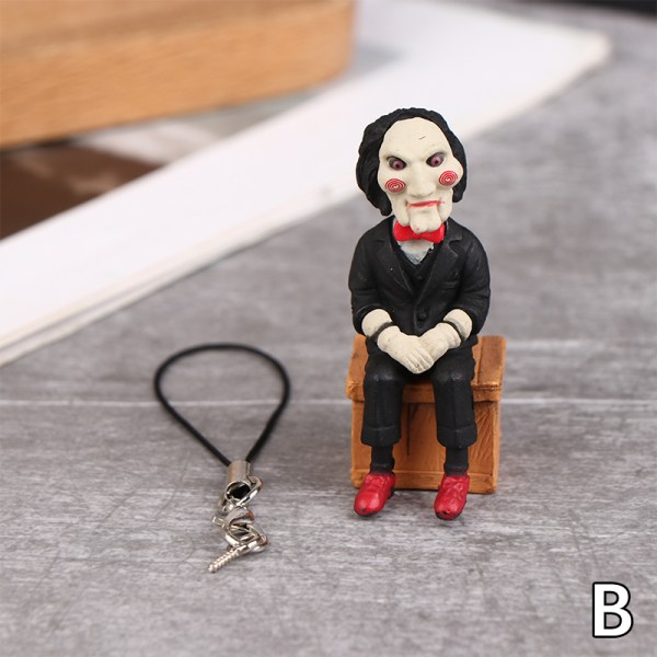 Skräcksåg Billy Figur Nyckelring Filmhänge Toy Doll Model type-B
