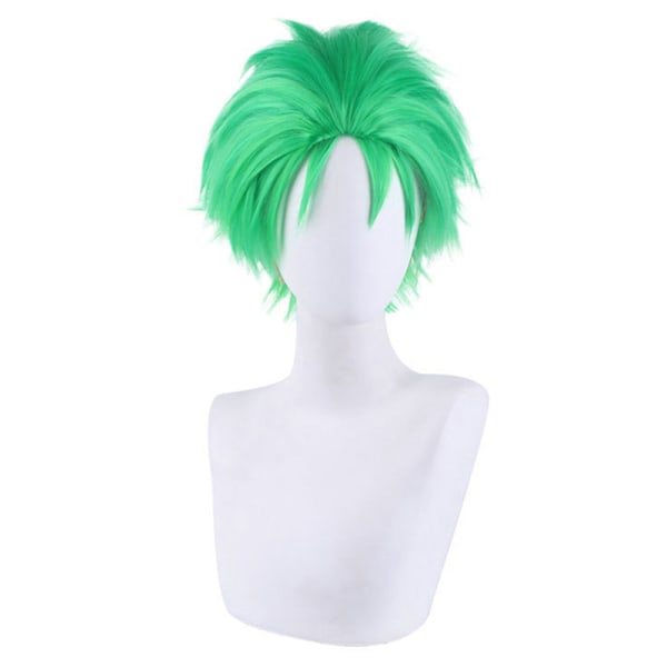 ONE PIECE grønn parykk Short Layer Roronoa Zoro Cosplay parykk Roronoa Zoro