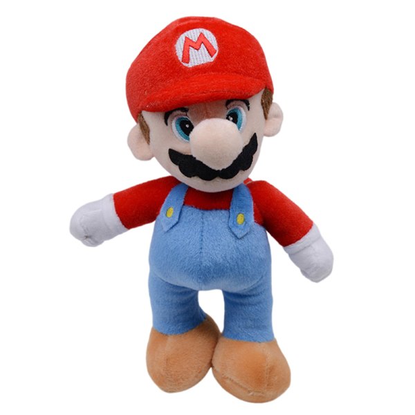Super Mario Bros Luigi Plysch Doll Anime Speldekoration Leksaker Green