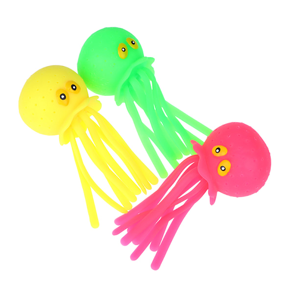 Octopus Vandbold Pinch Joy Børnebadelegetøj Vandlegetøj Yellow
