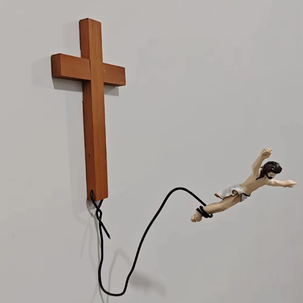 Bungee Jumping för Jesus Religiös Atmosfär Dekoration