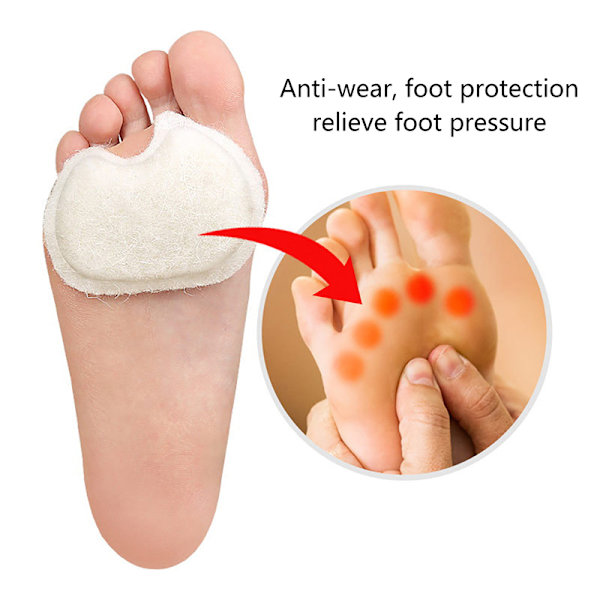 1 par fotputer for Dancer Ball of Feet Smerte Filt forfot Cus