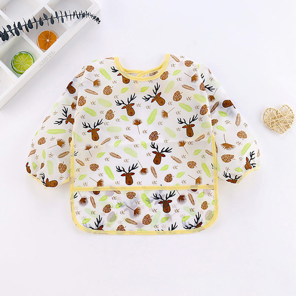 Haklapp för baby Toddler Vattentätt långärmat baby Dinosaur