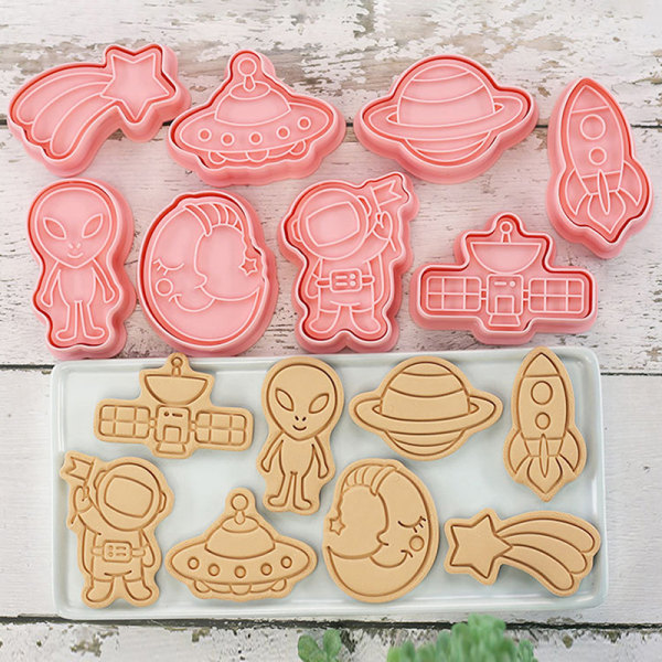 8 kpl / set Space Astronaut mold 3D mold