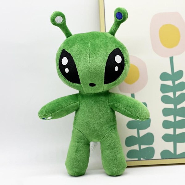 Grøn Alien Plyslegetøj Rumvæsen Plysdukke e Alien Udstoppede An one size