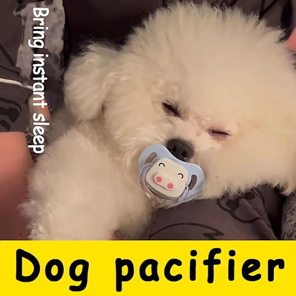Lugnande napp för husdjur Hund Rengör Molarleksak Bitresistent A2