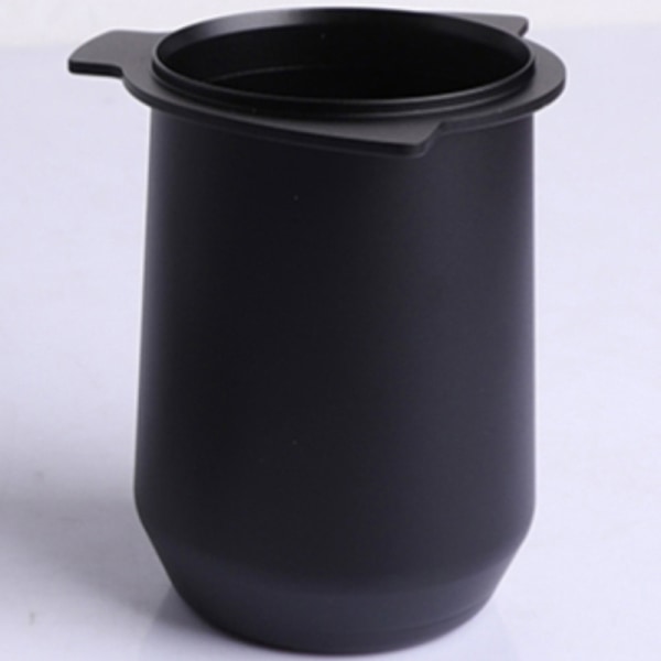 Aluminium kaffedoseringskopp 54mm för Breville pulverkoppsmatare Black