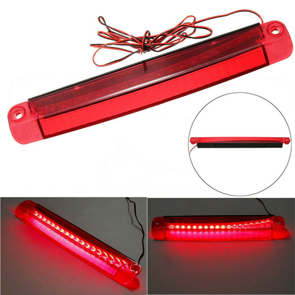 Rødt 18 LED bremsestopplys for biler Vanntett ryggelys Red