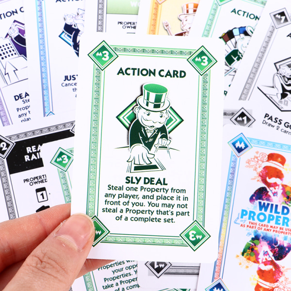 Puslespill Familiefest Brettspill Monopol Trading CardGame Green