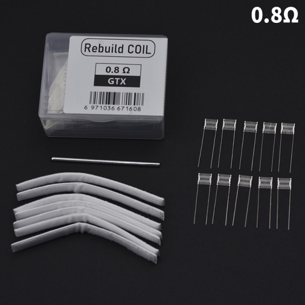 DIY Tool Rebuild Kit Mesh Coil Resistance Wire Accessor 0.8Ω