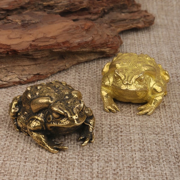 Lucky Copper Toads Groda Golden Toad Animal Copper Statue Bronze