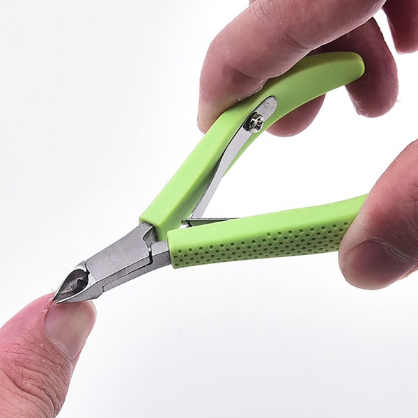 Rustfri icle Nipper Nail Art ter Clipper Manikyr ter Black