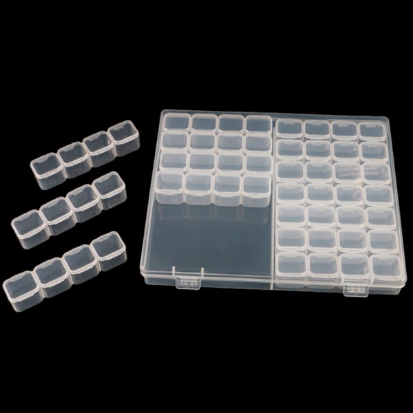 Multifunction Organizer 56 Grids Oppbevaringsboks Transparent