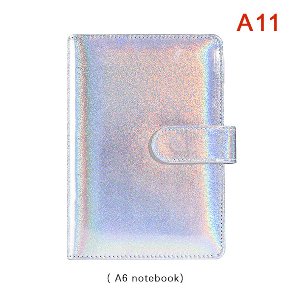 A6 læder budget bindemiddel Notesbog Dagbog kuverter A11