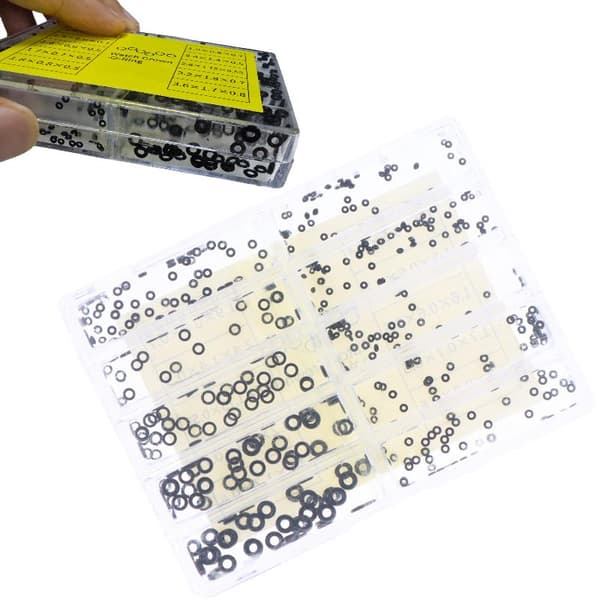 1 Set Nya Mini Gummi Bricka O-Ring Klocka Krona Vattentät Klocka Onesize