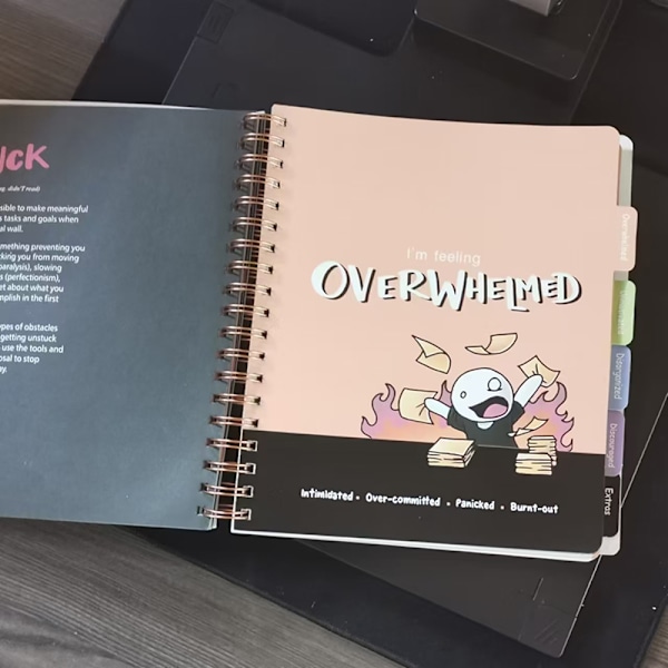 Anti-Planner Tagbok Daglig Plannerbok Bekämpa Prokrastinering A2