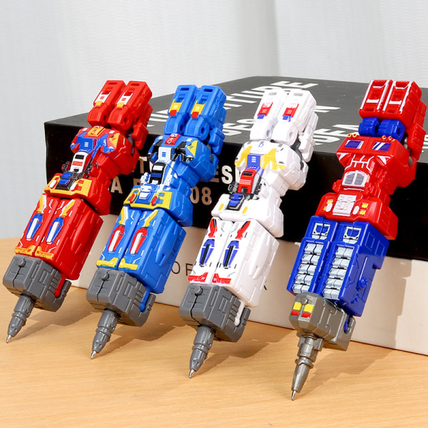 Transformer Toy Pen muotoutuva kynärobotti muodonmuutoslahjat A2