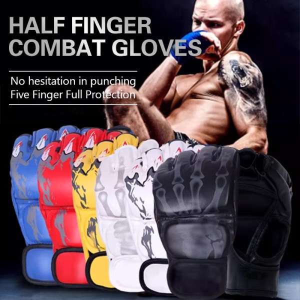 Sanda Boxing Fighting Training Handsker Bær fitnesshandsker blue Claw prick