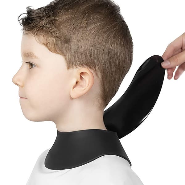 Silikon Neck Protector Skjerf Hår Wrap Salon sjal Green