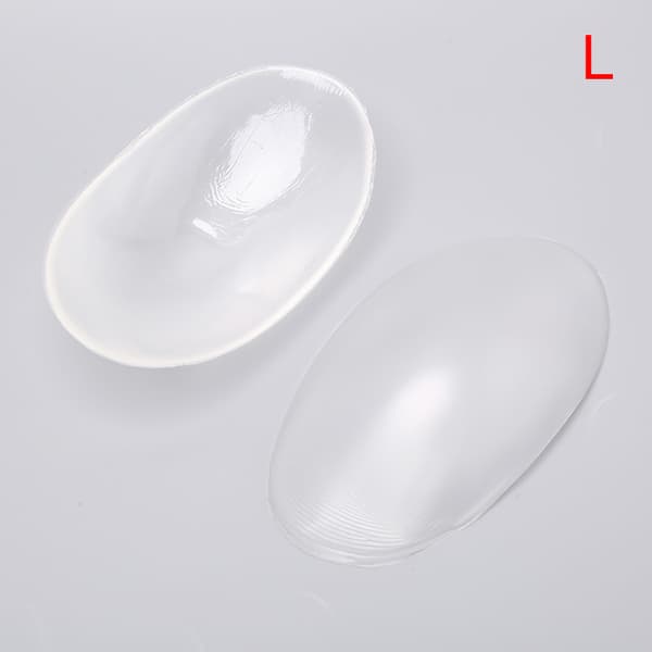1 par usynlig myk silikon Push-up Pads selvklebende E Transparent L
