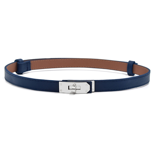Lakkskinnbelte for kvinner Fine belter Golden Lock A12