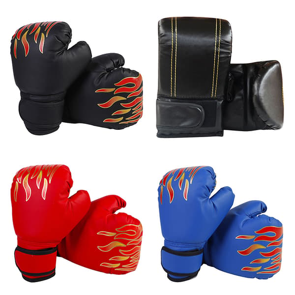 Boxningshandskar för barn Barnträning Stansning Kickboxning Tillbehör yellow black
