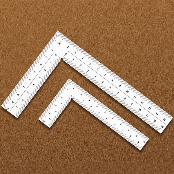 Mini-rammelineal Måling Layout Værktøj Rustfrit stål A2