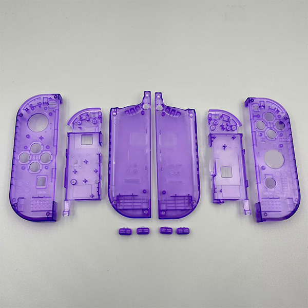 For erstatning Clear Transparent Shell Cover for NS Purple