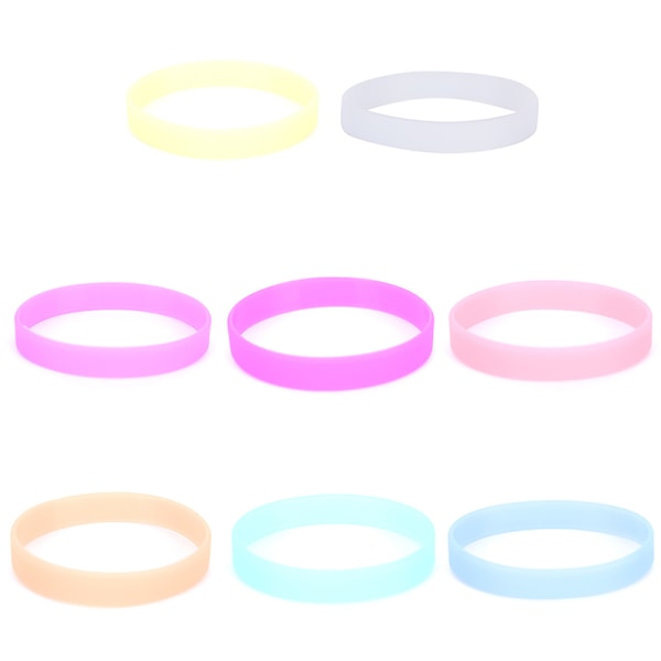 Glow In The Dark Noctilucous silikongummiarmbandsarmband Purple