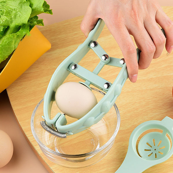 Raw Egg Separator Egg Topper ter Shell Opener Mundåbner A2