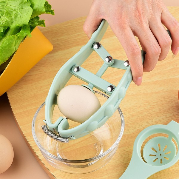 Raw Egg Separator Egg Topper ter Shell Opener Munöppnare A2