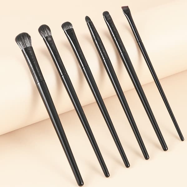 6-pack ögonmakeupborstar - Set med blandningsborstar