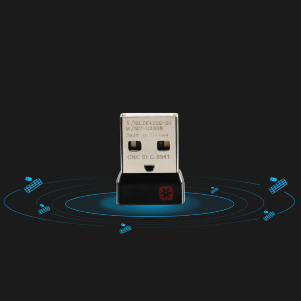 Wireless Dongle Receiver Unifying USB Adapter 6 channels