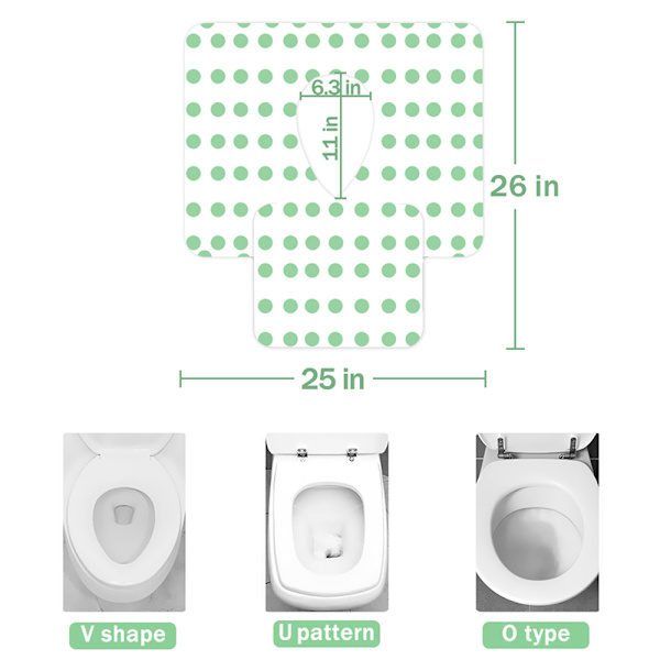 10 kpl Potta-istuimen cover WC-istuimen cover