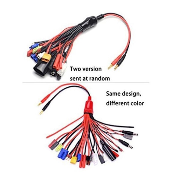 RC Lipo Battery Multi Charger Adapter Blykabel til Tamiya