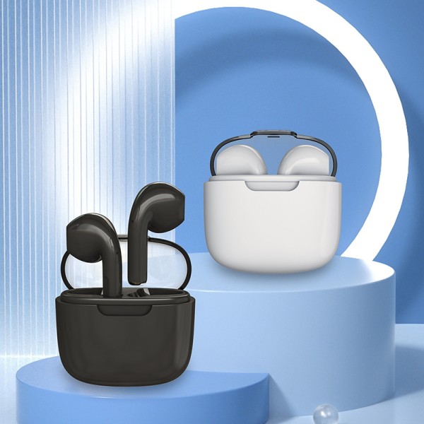 TWS trådlösa hörlurar Bluetooth 5.0 in-ear stereo hörlurar White