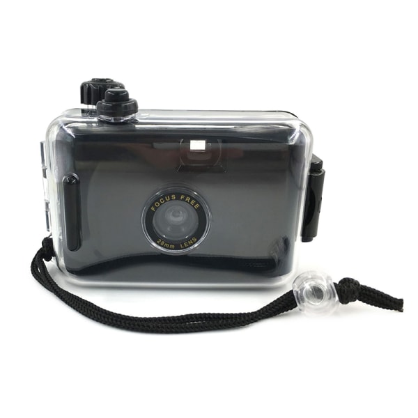 Bærbart undervanns vanntett minikamera filmkamera Black