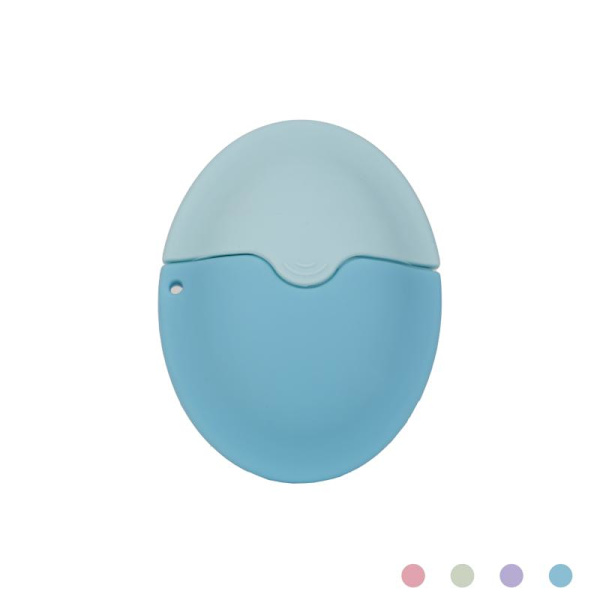 Oval Solkräm Roller Applikator Silikon Roll On Svamp Applikator Blue