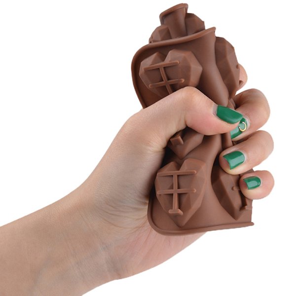 15 Hulrum Mini Hjerte Chokolade Form Silikone Candy Forme