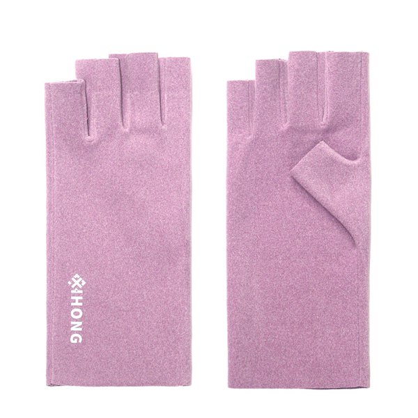 Nail Art Glove UV Protection Glove Protecter Talvihanskat Purple