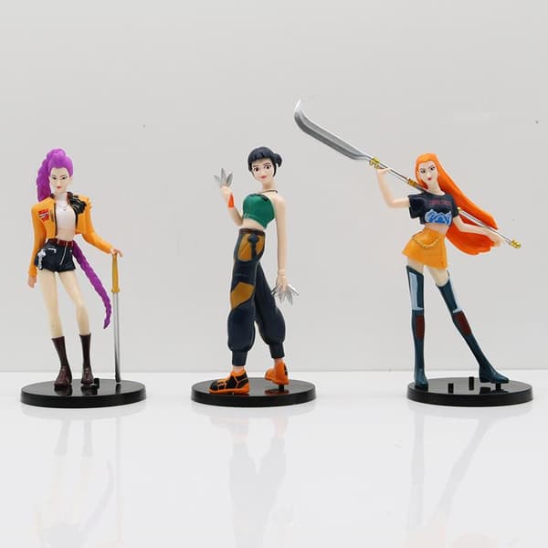 1 st Het Anime Kpop Demon Hunters Figur Modell Leksak Gaming Perip A4