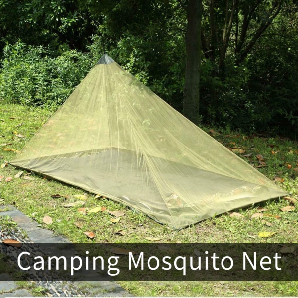 Rejse Camping Myggenet Telt Udendørs Rejser Green