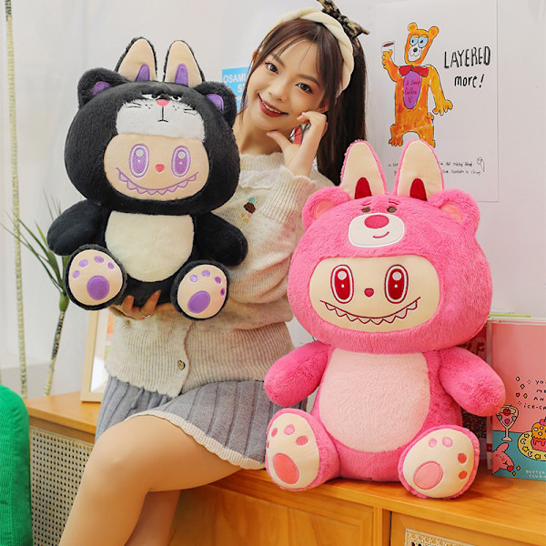 28/35cm e Anime Figur The Monsters Transformation Series Labub Blue 28cm
