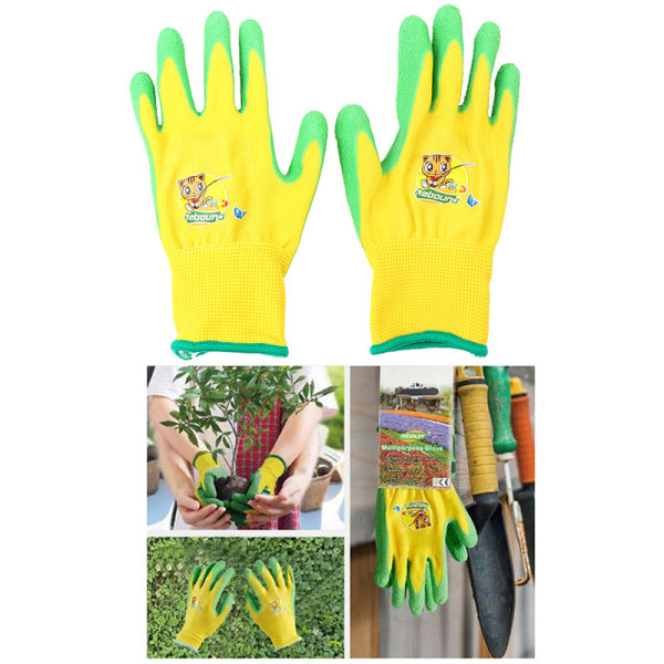 Børne/Junior Garden Safety gummibelagte handsker DIY Age fra Ye