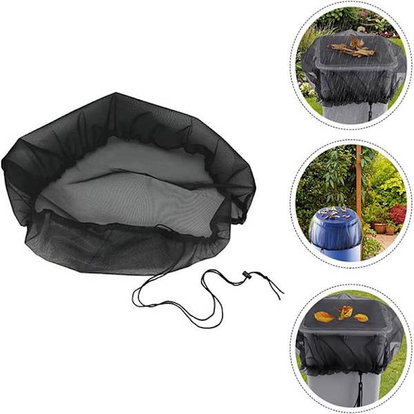 Mesh Cover Netting Til Vandspande Beskyttelse Låg 80CM