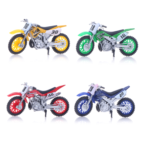 Äventyrssimulerad legering motorcykelmodell leksak för barn Blue